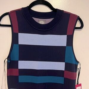 NWT Vince Camuto bodycon color block midi dress- size M